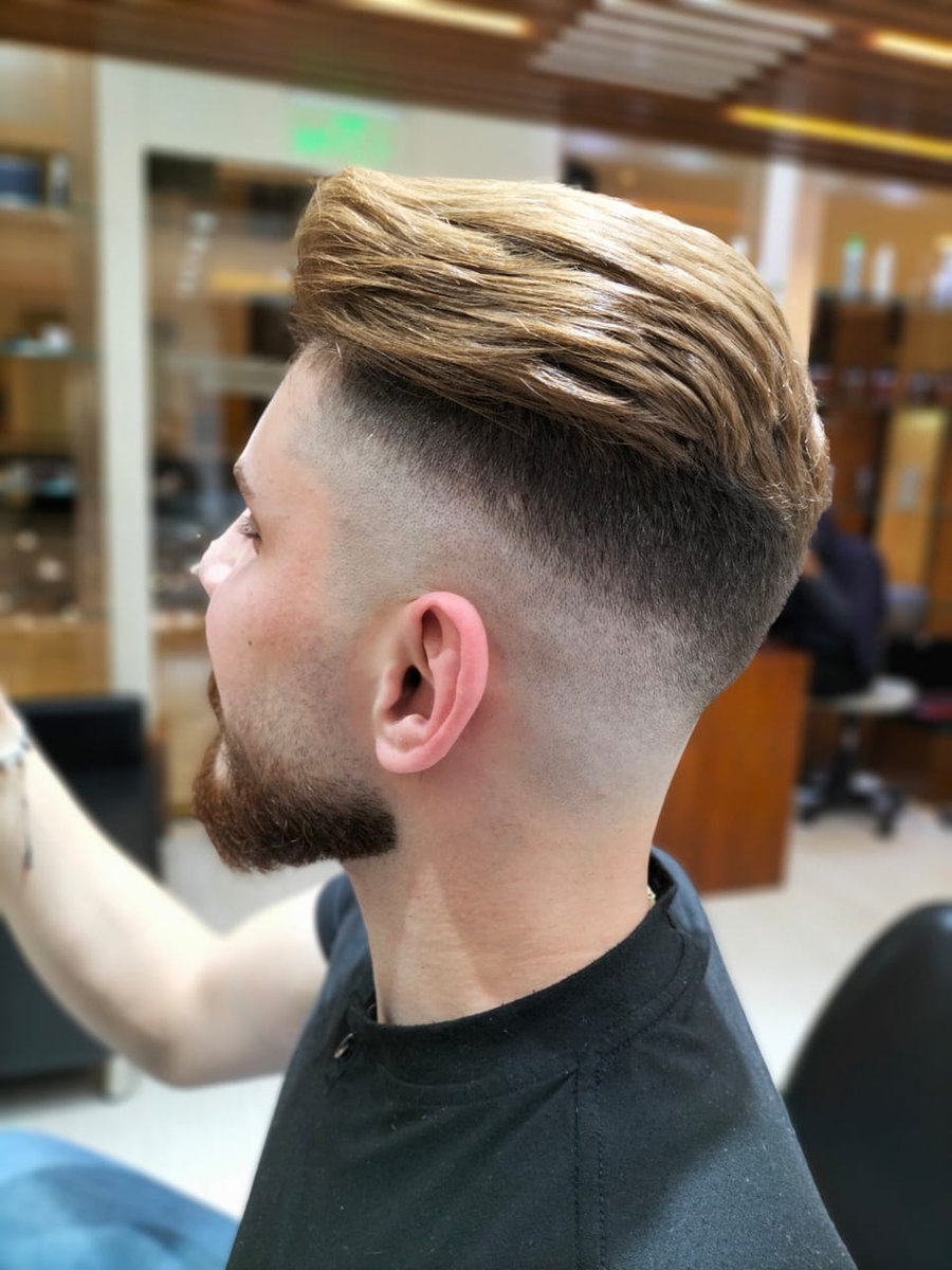 Finished haircut at Hair Beats Gents Salon